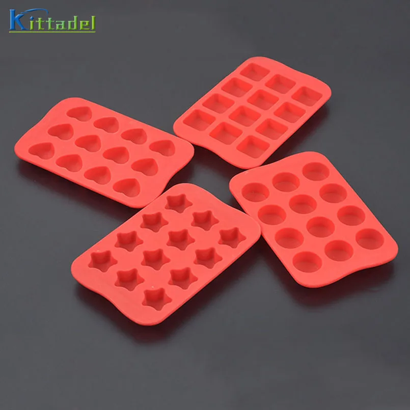 

12 Grids Food Grade Silicone Cake Mould Kitchen Baking Tool Jelly Soap Pudding Mold Ice Cube Tray Chocolate Maker tool