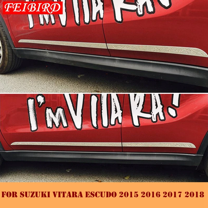Аксессуары для Suzuki Vitara 2015 2016 2017 2018 нержавеющая сталь Боковая Дверь Корпус