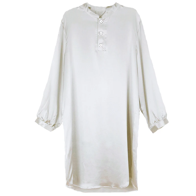 Удобные шелковые атласные мужские халаты пижамы длинный халат Lounge Arabe Kurtas костюмы Платье домашнее платье мусульманская мужская одежда