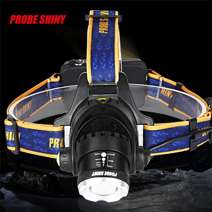 

PROBE SHINY 6000Lm LED Headlight Torch XM-L T6 Headlamp Head Light Lamp for camping hiking cycling A30