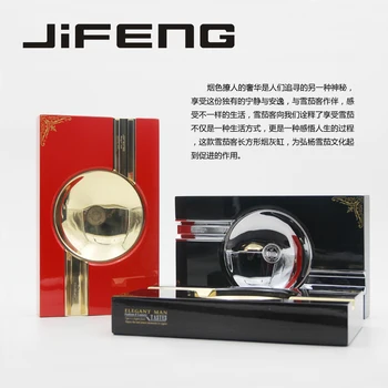 

High-end Solid Wood Titanium Creative orange wood copper ashtray portable Cigar ashtray
