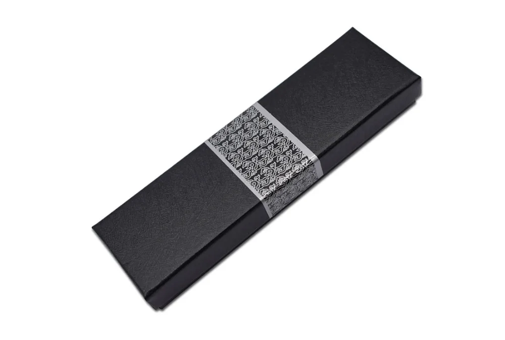 

Colourful paper pen box(black with pattern) RZ-PPB04-BK1