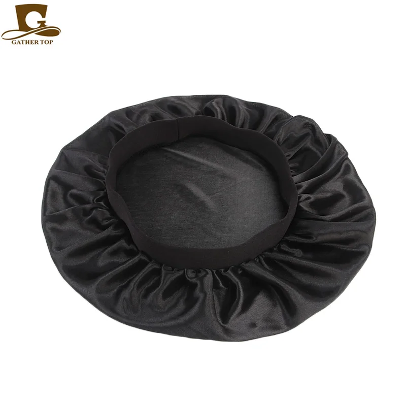 Chapeau De Nuit En Satin Pour Femmes, Mode Donna, Bonnet Large, Turban,  Soins Des Cheveux, Bonnet De Nuit