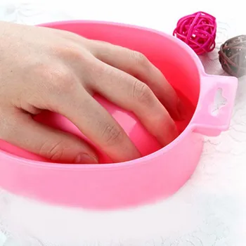 

Hot Sale Random Color 1pc Pro Nail Art Hand Wash Dirty Remover Soak Bowl DIY Salon Nail Spa Bath Treatment Manicure Tools
