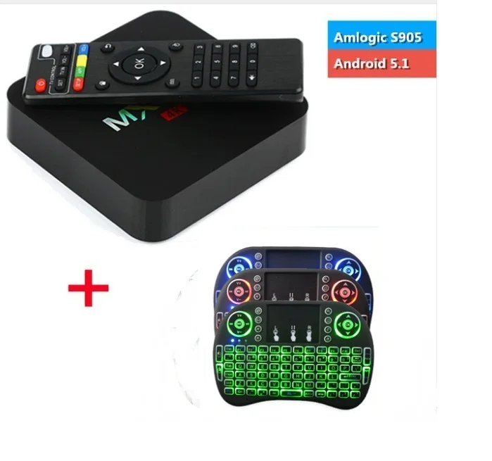 Фото 5 ШТ./ЛОТ Android 5.1 TV Box Amlogic MX PRO S905 Quad-core бит 1 Г 8 UHD 4 К 60fps H.264 Media Center Smart ОТТ ТВ КОРОБКА |