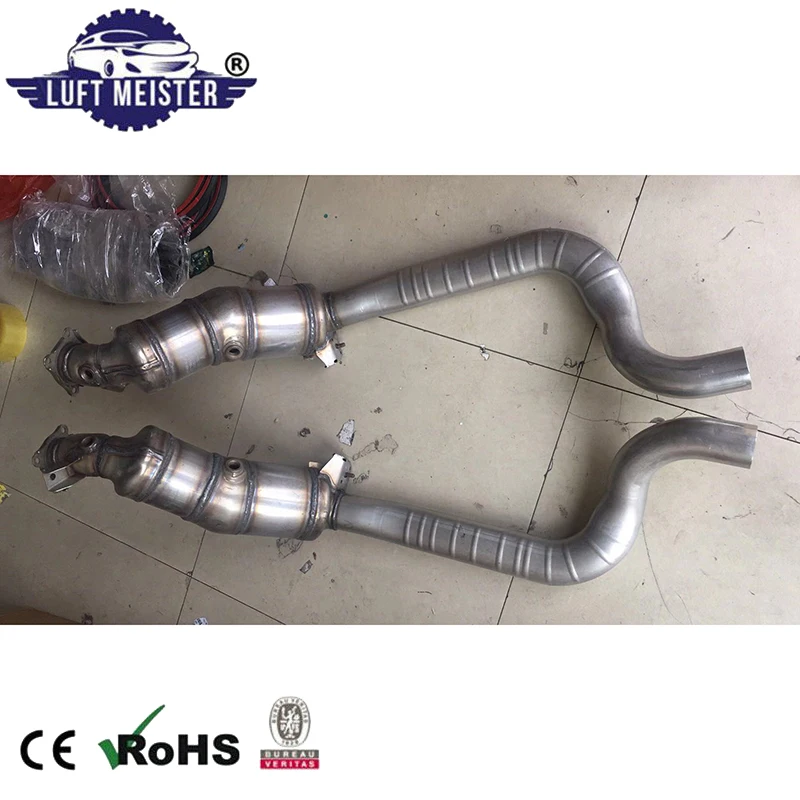 

1pc Front Catalytic Converter for Porsche Panamera 4.8L V8 2010-2014 W/O TURBO Includes Front Pipe 970113349AX 970113350AX