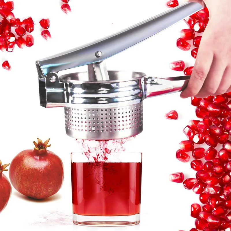 

Portable Stainless Steel Manual Juicer Squeezer Grenadine Lemon Orange Press Fruit Juicer Long Lifetime Kitchen Aid