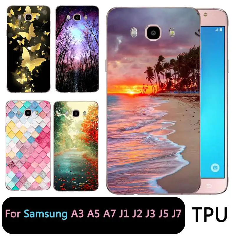 Мягкий прозрачный чехол для телефона QMSWEI из ТПУ samsung Galaxy A3 A5 2017 2016 prime J1 J2 J5 J3 J7 Tpu