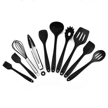 

10pcs Non-Stick Kitchenware Silicone Heat Resistant Kitchen Cooking Utensils Baking Tool Cooking Tool Sets Kitchen