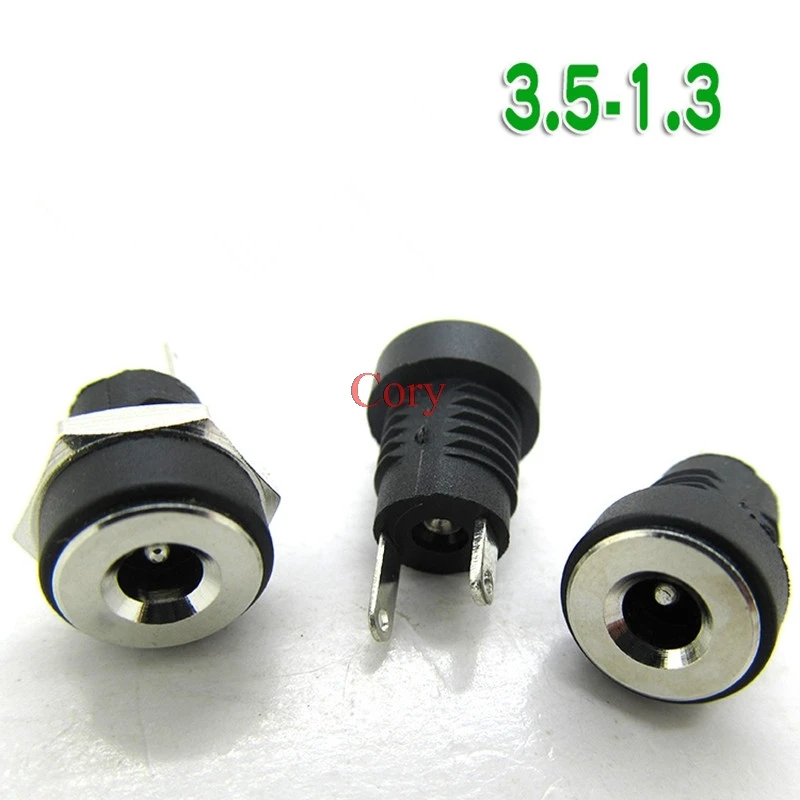 Alimentation Dc Connecteur Douille Jack Femelle Montage Panneau 1.3mm 2.1mm Alimentation Dc Connecteur Douille Jack Femelle Montage Panneau 1.3mm 2.1mm