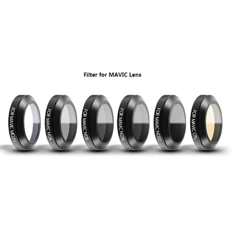 

Original Camera Lens Filters For DJI Mavic Pro Drone ND4 ND8 ND16 ND32 CPL UV CPL HD Filter Mavic Pro accessories Drop shipping