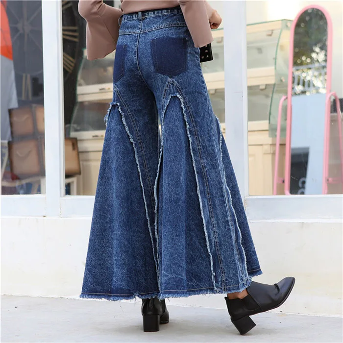 denim wide leg pants 11