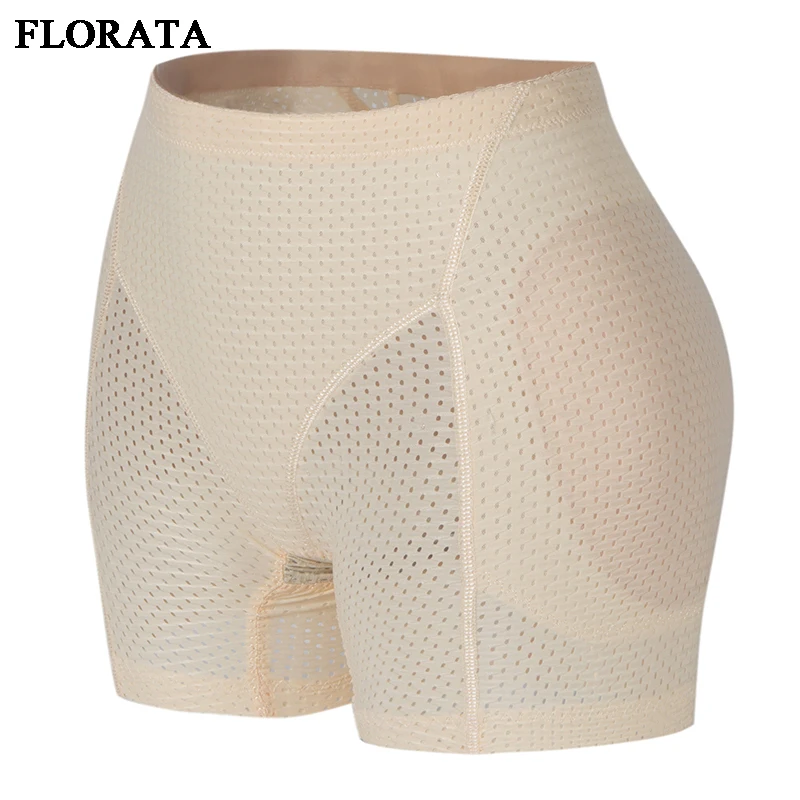 FLORATA Shaper Bottom Panties Women Emptied Breathable Underwear Hip Enhancer Butt Pad Hip Pants Brief Panties Enhancer