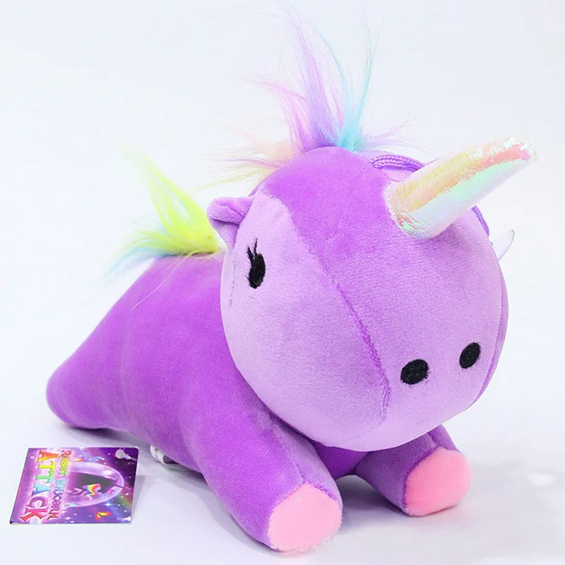 Cartoon Unicorn Stuffed Doll Small Cute Plush Doll Pillow Rainbow Birthday Gift Doll (14)