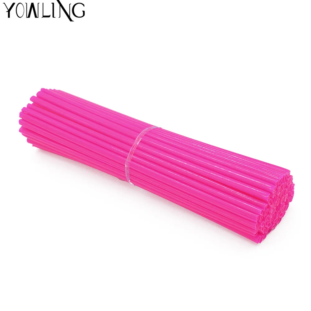 36 pieces Pink 36 шт. колесо spoke скины для велосипедных спиц Крышка для обода колеса обертывания для KTM SX EXC SX SXF SX-F EXCF XCW MX 250 350 450 500 525 yz250 WR450F - Цвет: 36 pieces Pink