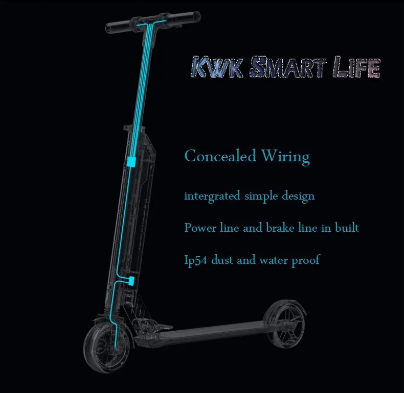 F0 KUICKWHEEL/FASTWHEEL е-байка 36В 160 Вт мини складной электрический скутер