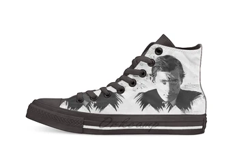 

Glenn Gould Design breathable Casual High Top lace-up Canvas shoes sneakers For Drop shipping