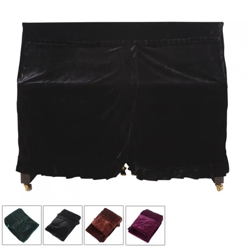 

158 x 112 x 50cm Pleuche Musical Piano Dust-proof Cover Dust Guard Tool for Upright Piano