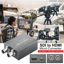 SDI к HDMI/HDMI к SDI с питанием мини 3g HD SD-SDI видео микро Конвертер адаптер с аудио Автоматическое определение формата для камеры