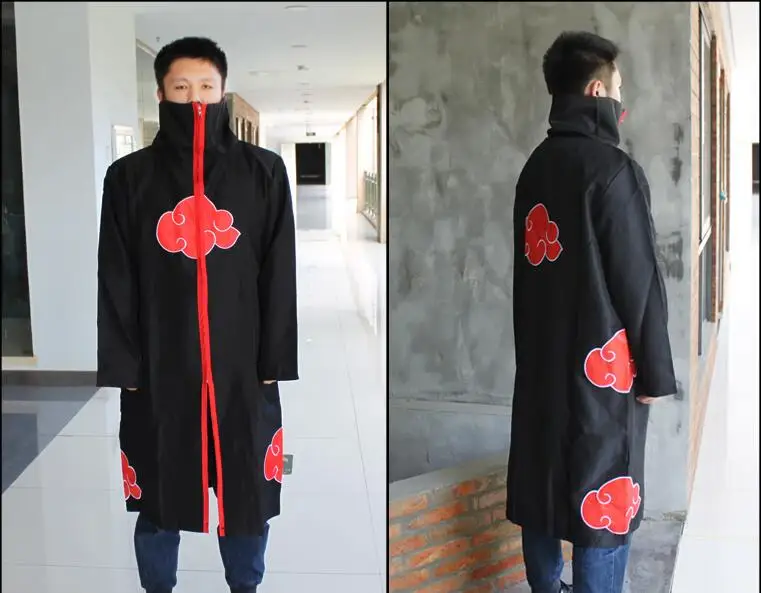 Akatsuki Cloak Hoodie Naruto Uchiha Itachi Anime Cosplay Costume - Naruto image 6