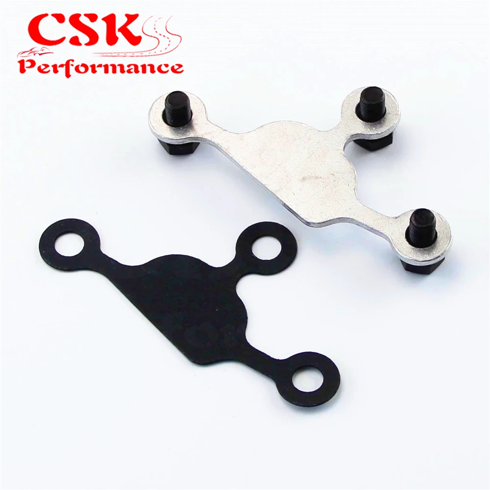 Red EGR Delete Block Off Plate Fits KA24E Nissan S13 240sx & Hardbody