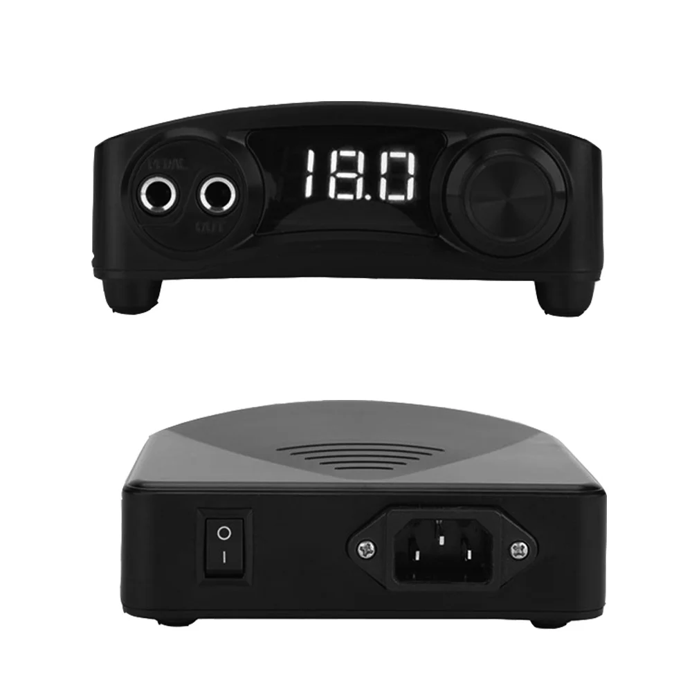 

2018 New Touch Screen TPN028 Tattoo Power Supply HURRICAN UPGRADE Intelligent Digital LCD Dual Tattoo Power Supplies Set Black
