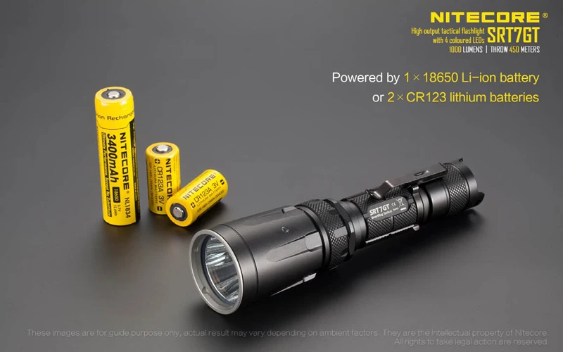 Сменный светильник NITECORE SRT7GT CREE XP-L HI V3 светодиодный тактический светильник с высоким выходом и разноцветным светодиодный s