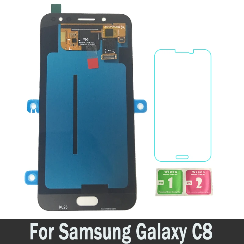 

New AMOLED Replacement Parts LCDs For Samsung Galaxy C8 LCD Screen Display Touch Digitizer Assembly For SAMSUNG GALAXY C8