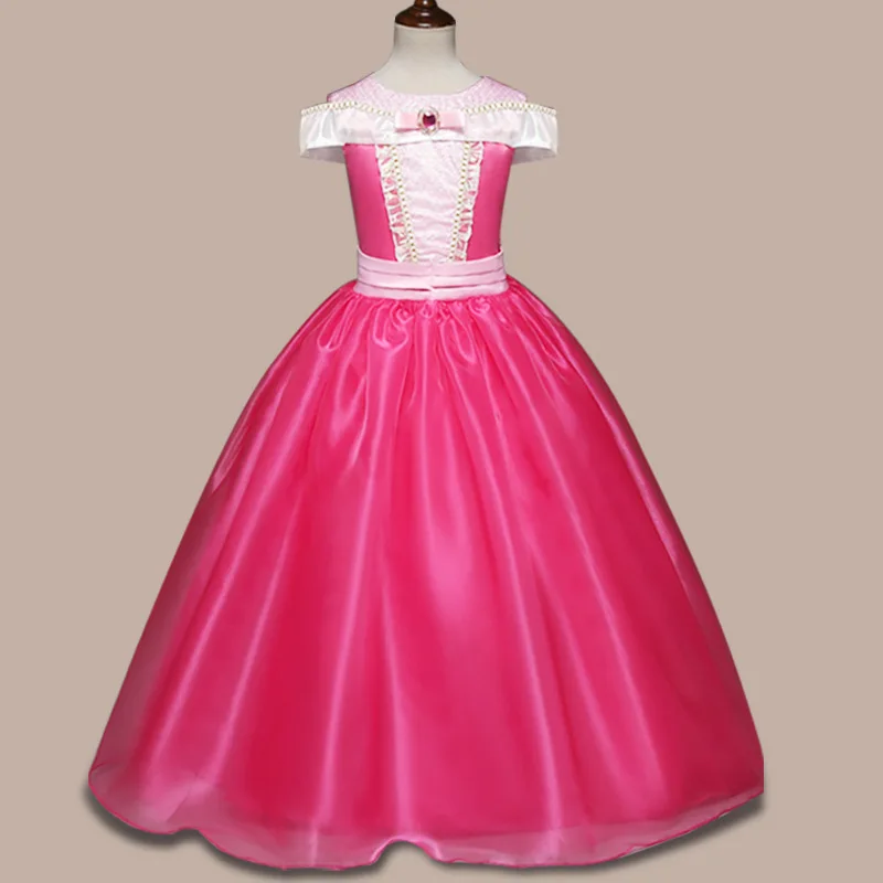 Free shipping 5 pcs/lot Girls Aurora Pink Dress Up Childrens Fancy