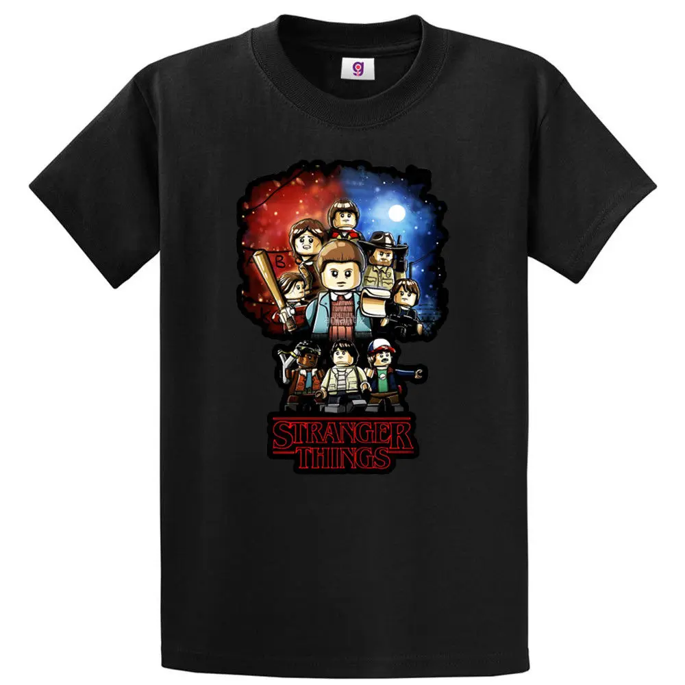 

Funny Lego Stranger Funny Things Star Galaxy wars T-Shirt Cool Casual pride t shirt men Unisex New Fashion tshirt Loose Size top