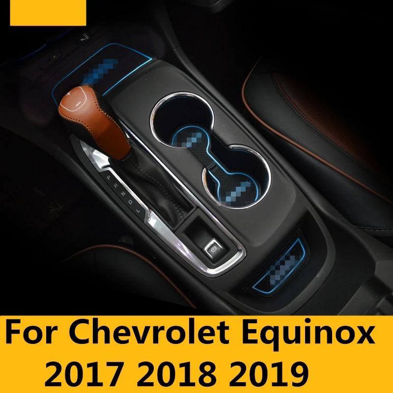 Для Chevrolet Equinox 2017 2018 2019 резиновый коврик для двери Противоскользящий чашки