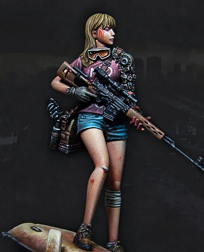 

[tuskmodel] 75MM resin model kit belford