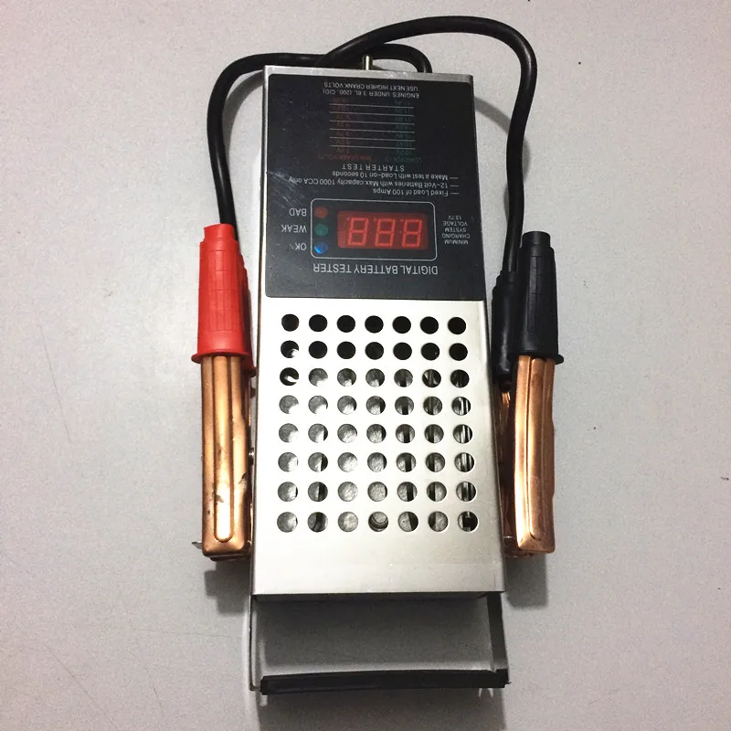 Electric car battery tester Battery measuring instrument Voltage measuring discharge instrument 12V-16V 10AH-200ADigital Display 4
