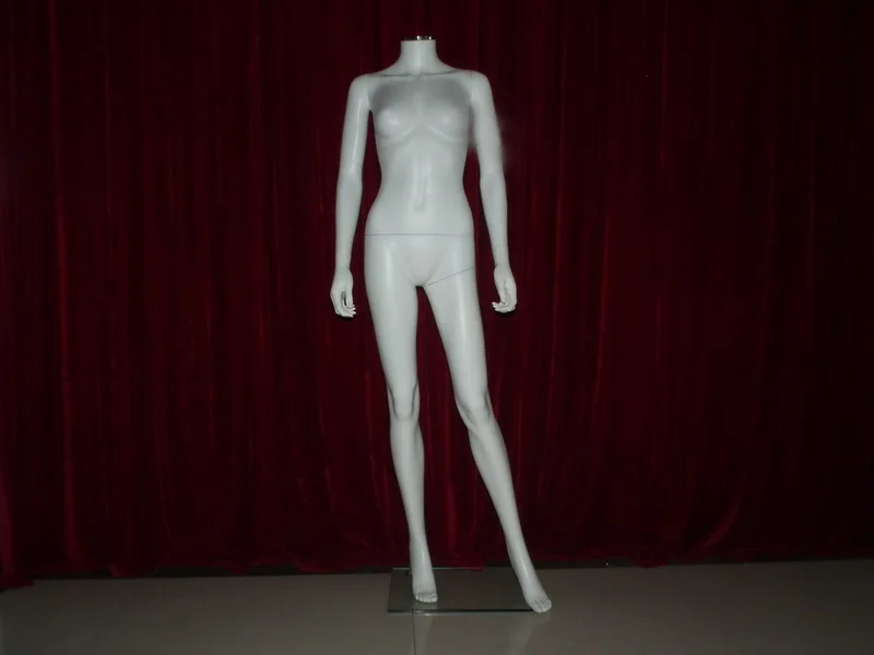 EMP-ZSSF01 PP plastic white female mannequin_01