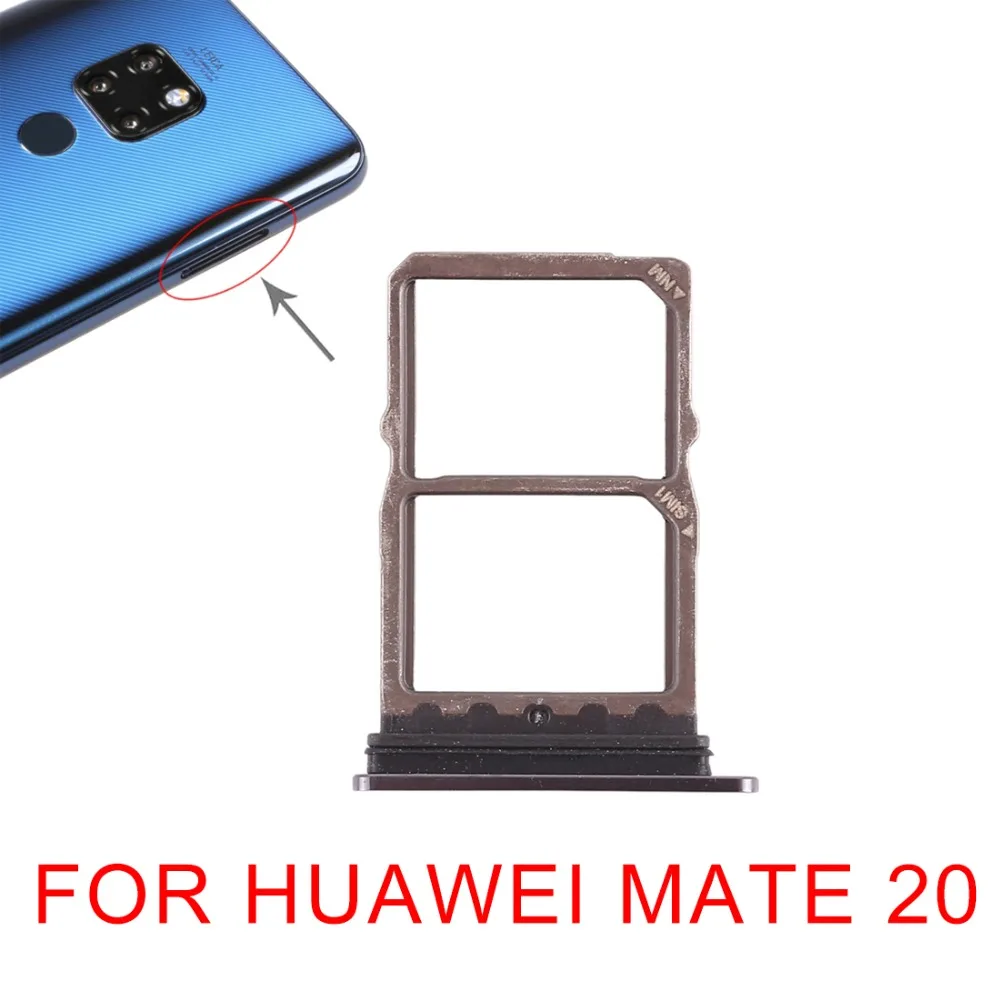 3 цвета для huawei 2 x sim-карты лоток/лоток для карт памяти Micro SD для huawei Honor 8X Max/Enjoy 9/mate 20 Запасные части для ремонта