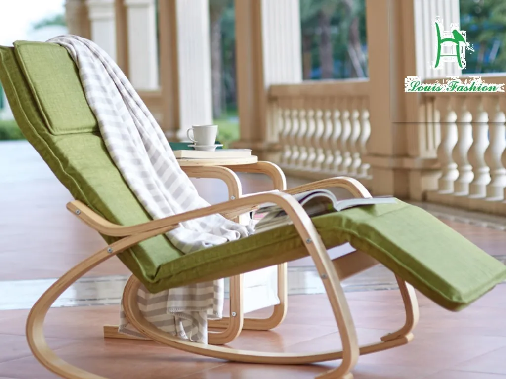 Узкое кресло-качалка ленивый Досуг балкон взрослая ткань художественный диван