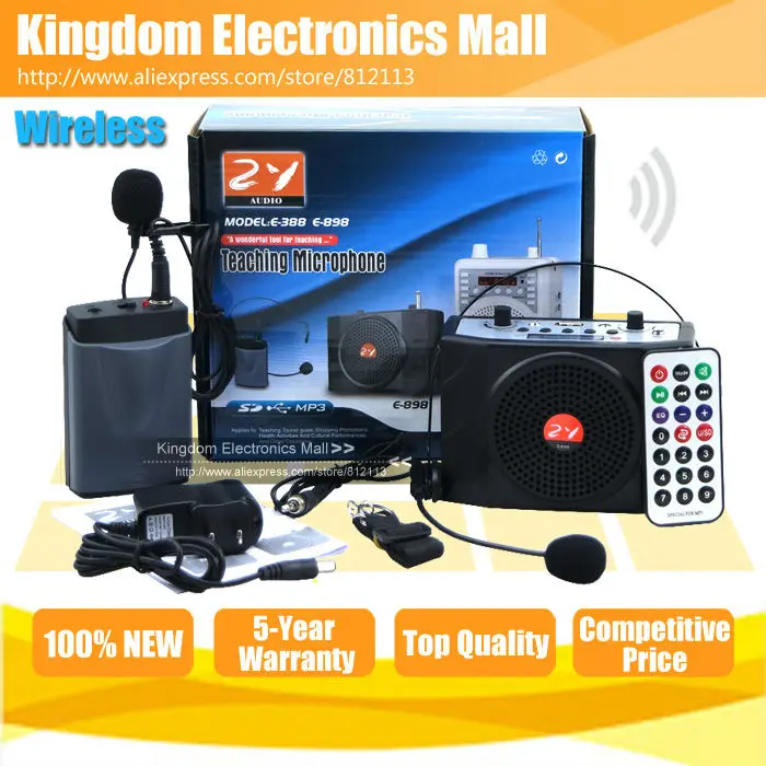 Free Shipping Wireless Lapel Headset Microphone Teaching Speaker Voice