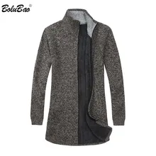 BOLUBAO мужской кардиган свитера пальто Зимние Новые повседневные плюс бархатные мужские свитера мужские вязаные свитера брендовая одежда