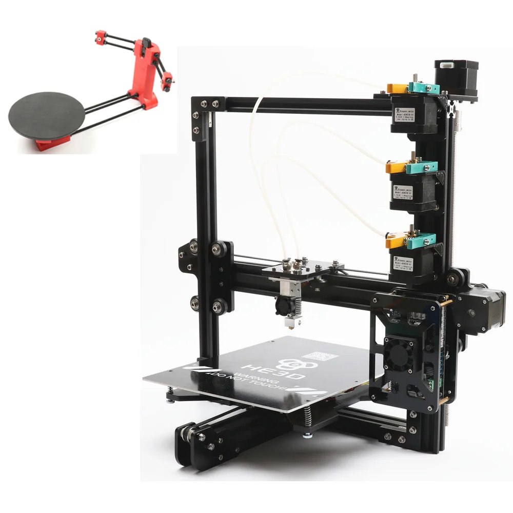 Set sale,NEWest HE3D EI3 tricolor 3D printer diy kit 3 in 1 out printing adding open sourse 3D scanner DIY kit Set sale,NEWest HE3D EI3 tricolor 3D printer diy kit 3 in 1 out printing adding open sourse 3D scanner DIY kit