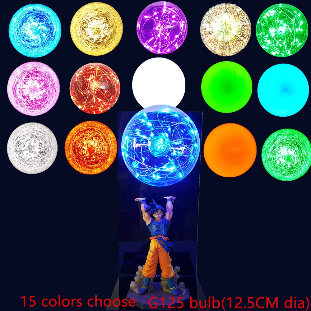 Ceny Dragon Ball Z Goku ducha bomby lampa Led światła Dragon Ball Super Son Goku lampki nocne lampora doprowadziły Dragon Ball