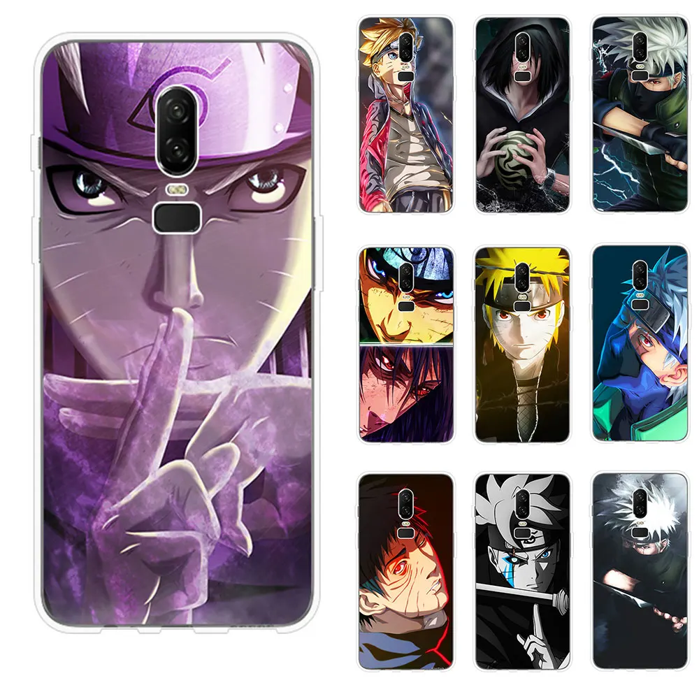 Uzumaki Naruto Patterned Silicone Case For OnePlus 5 5T 6 6T Soft Cover Shell Couqe T Phone |