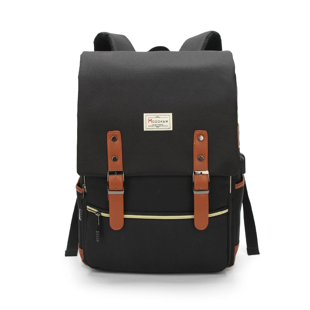 Modoker Vintage Laptop Backpack for Women Men,School College Backpack