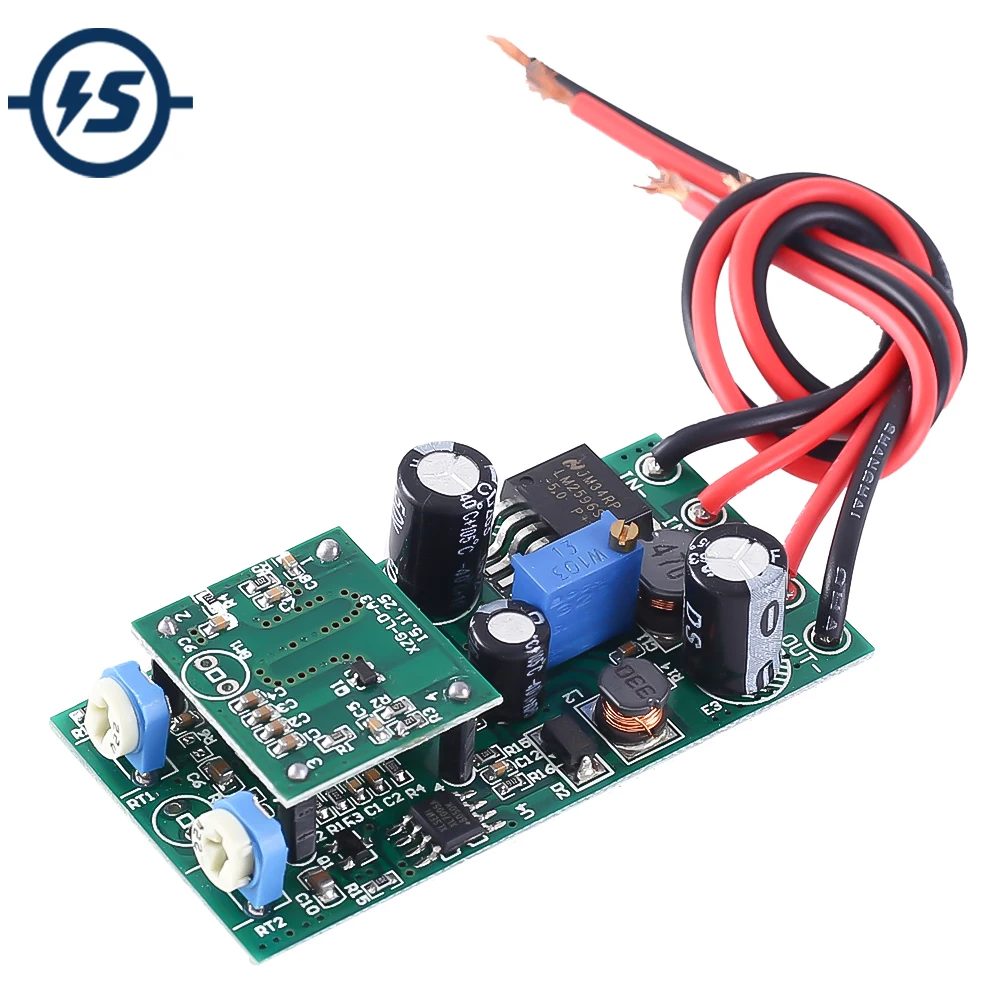 

DC 36V to 12V Microwave Radar Sensor Module Delay Time Sensing Distance Voltage Adjustable Switch Controller