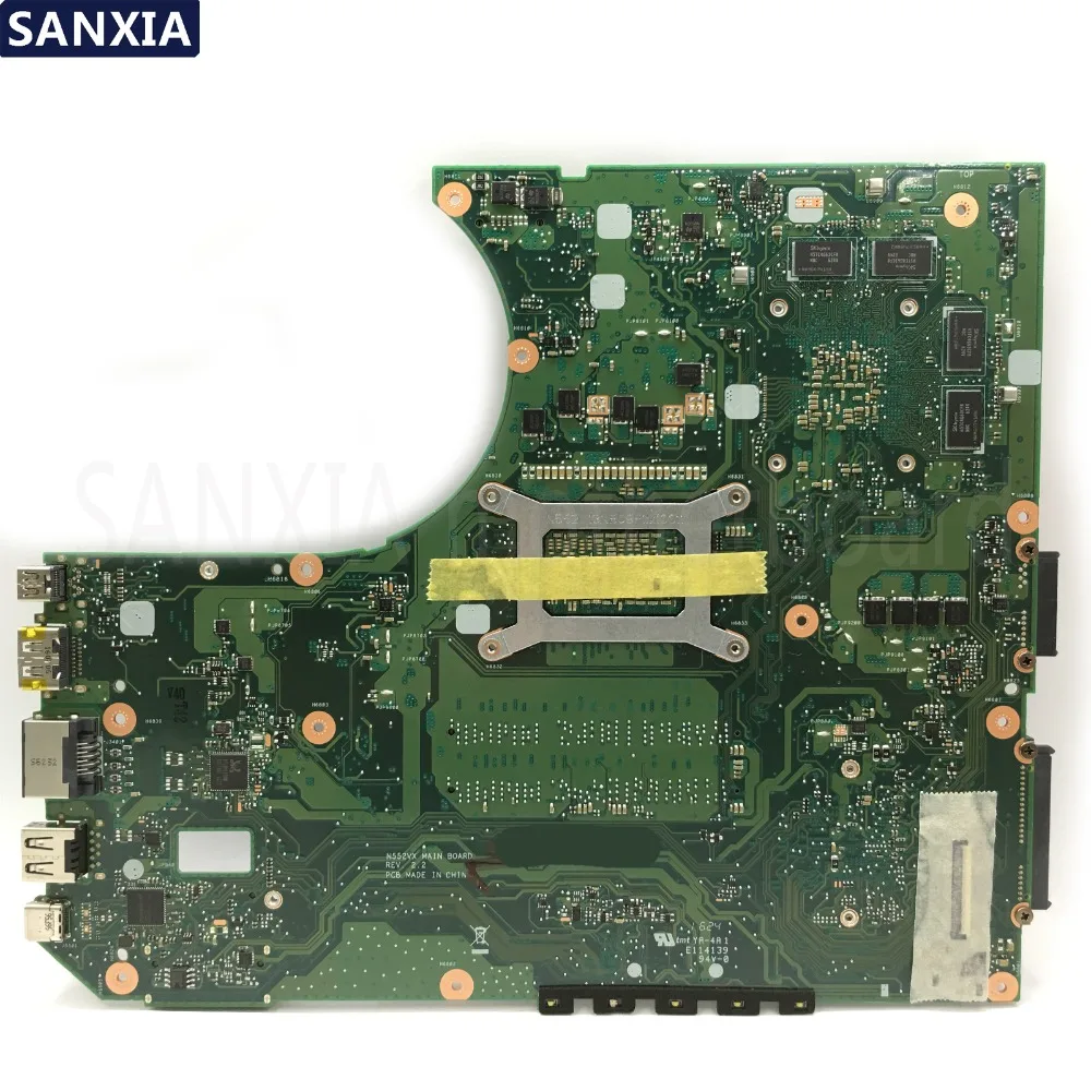 KEFU N552VX Laptop motherboard for ASUS VivoBook Pro N552VX N552V N552 Test original mainboard I7-6700HQ GTX950M-4G KEFU N552VX Laptop motherboard for ASUS VivoBook Pro N552VX N552V N552 Test original mainboard I7-6700HQ GTX950M-4G