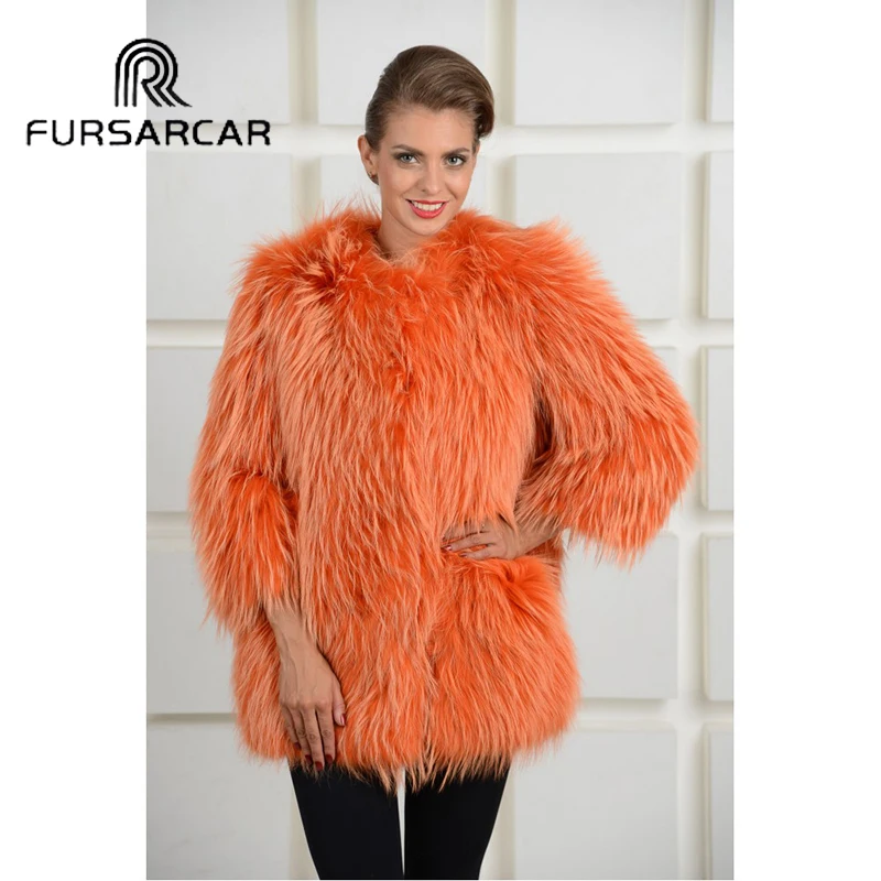 Veste Laveur Pleine Hiver Fourrure Femelle Véritable Naturel De Luxe Manteaux Style Manteau Nouvelles Pelt Fursarcar Femmes Raton x7qnwdvC00