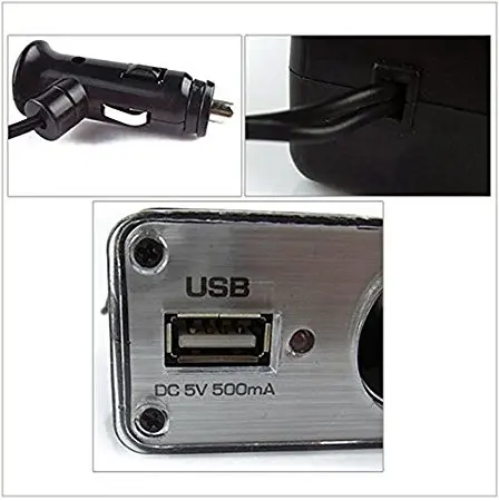 متعددة الخائن سيارة مهايئ شاحن 3.1A/12 V/24 V عالية السرعة محول الطاقة الفاصل مع 3 مقبس ولاعة السجائر (DC منافذ)