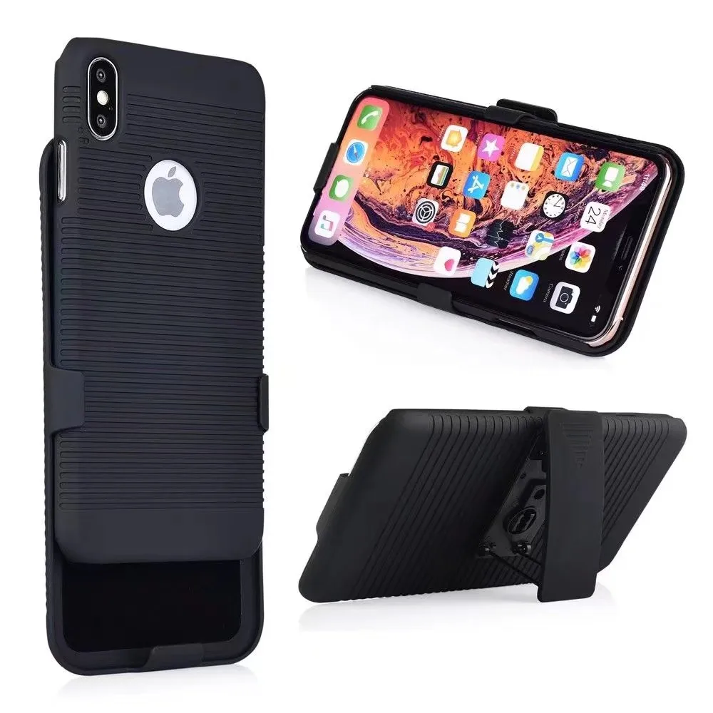 2 in one 7 8 plus CASE sports waist Belt Clip phone Cases For iphone XS MAX X 10 6s 5s cover kickstand holder HARD |