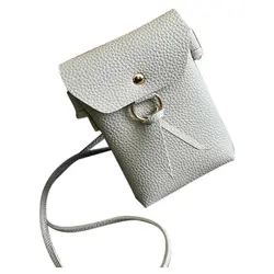 Snny новые привлекательные модные женские туфли PU Сумочка через плечо сумка телефон монет сумка (серый)