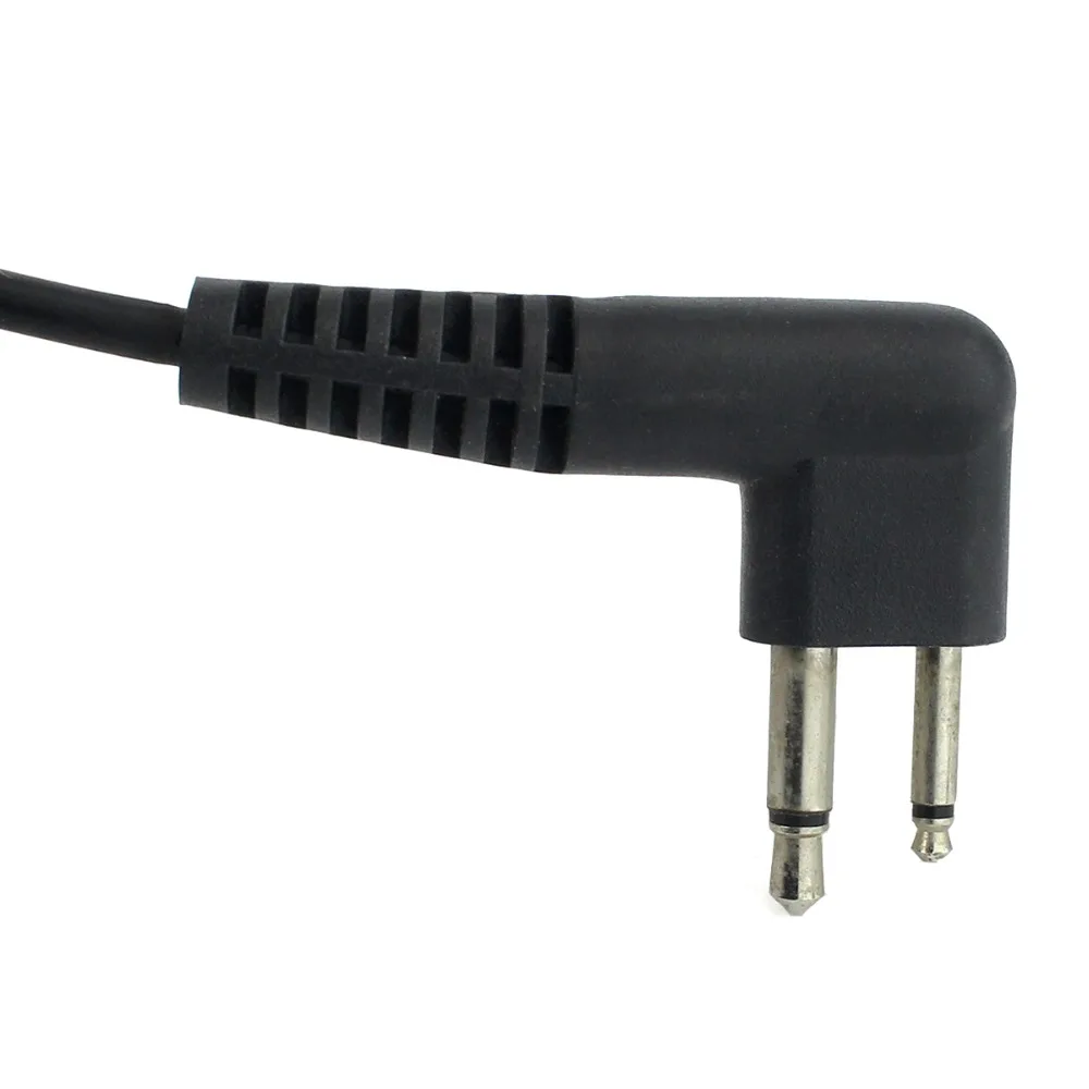 Черный 2 Pin PTT микрофон наушники гарнитура для Motorola GP 300/88/2000 PRO1150 SLS 1110 Ham Радио Walkie