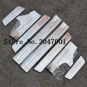 

High quality stainless steel inside external Scuff Plate/Door Sill Protector Sticker For 2010-2015 KIA sportager(8pc)